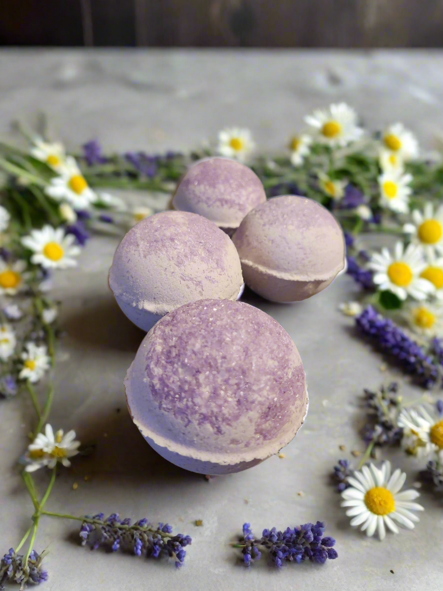Lavender & Chamomile Scented Bath bombs