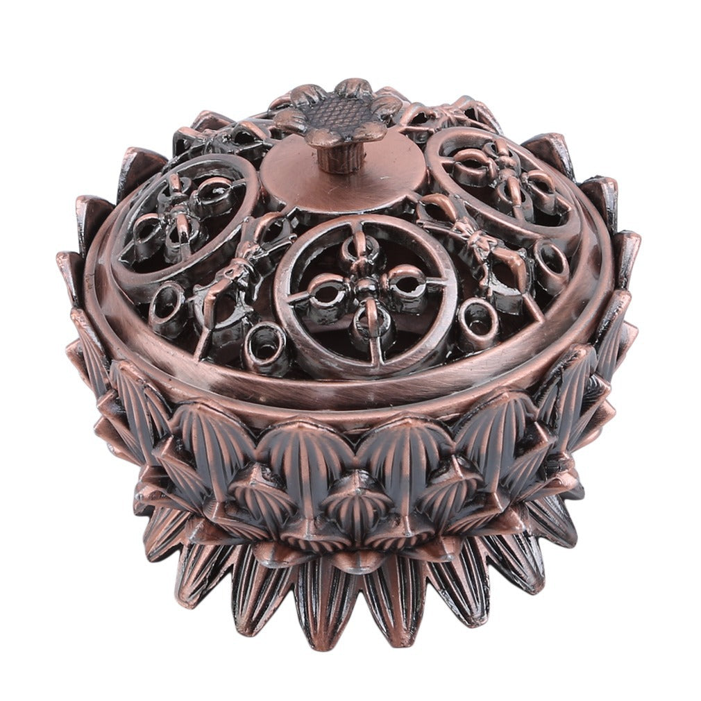 Lotus Alloy Incense Burner