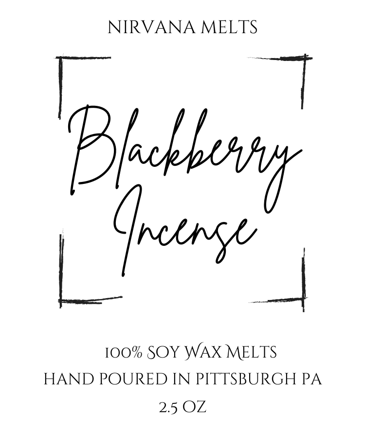 Blackberry Incense Scented Wax Melts