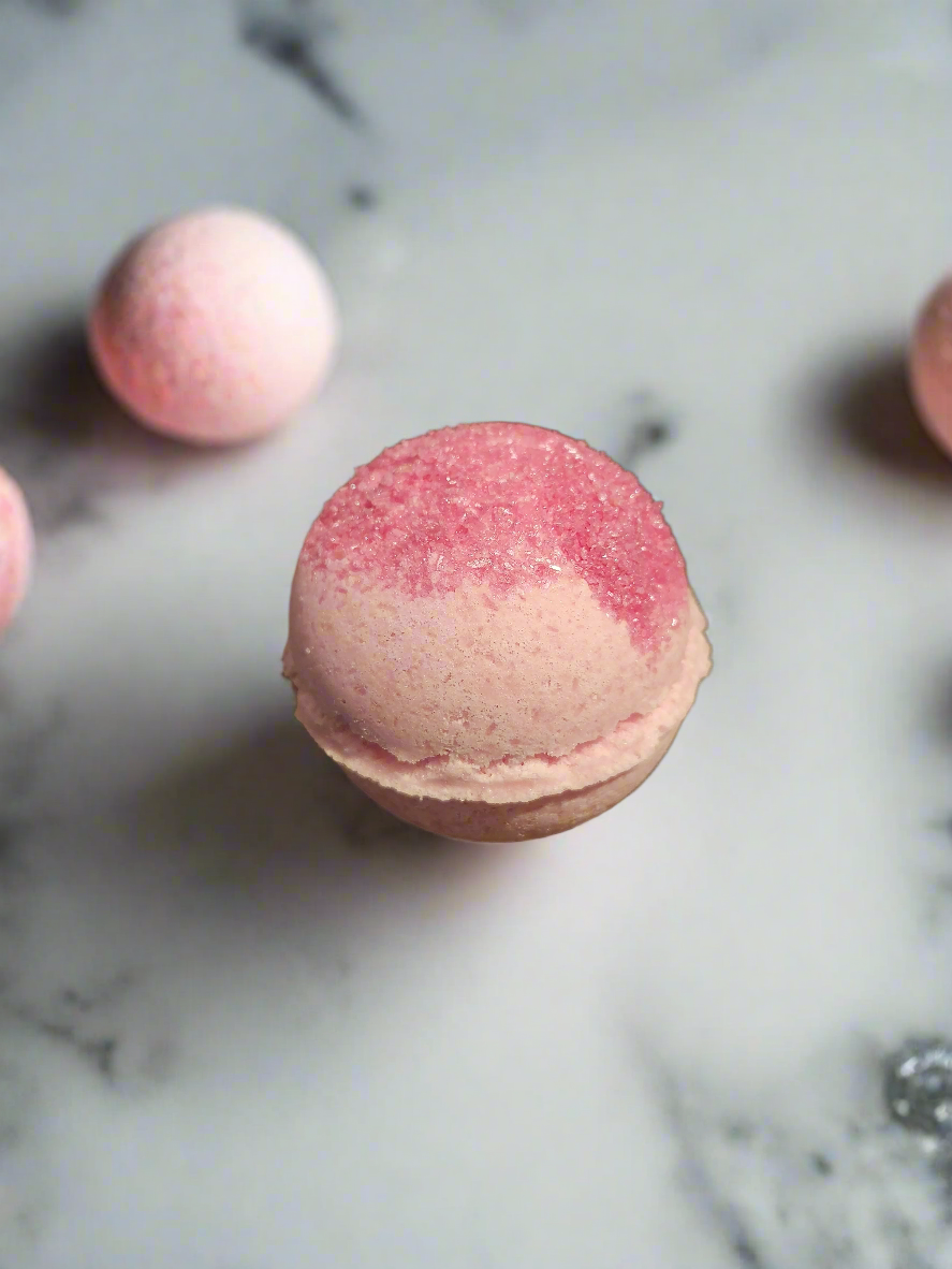 Sandalwood Rose Scented Bath Bombs