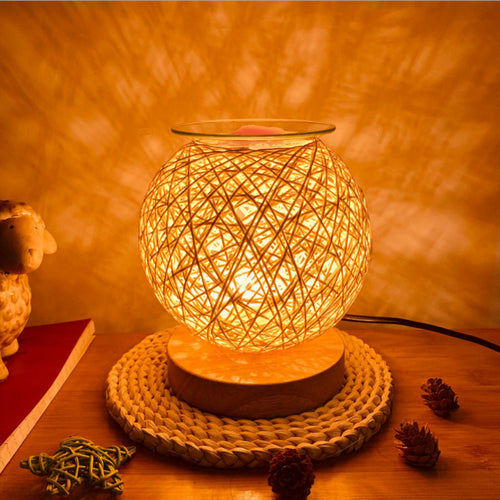 Bamboo Wax Warmer & Night Light